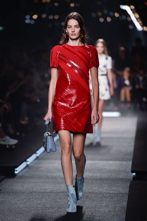 louis vuitton red dress|Louis Vuitton season slip dress.